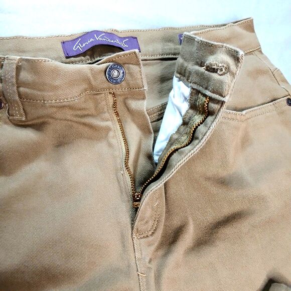Gloria Vanderbilt Amanda Classic Khaki Jeans High Rise Pants Comfort Women's 10 - Picture 4 of 8